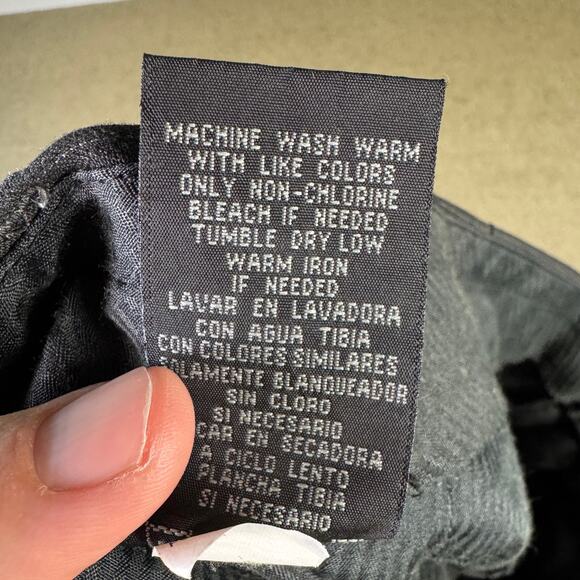 Perry Ellis Portfolio Pinstripe Workwear Straight Dress Pants US Men's 34x30 - Picture 6 of 7